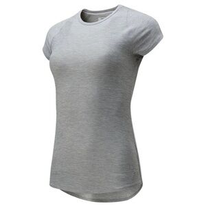 New Balance Women’s Transform Perfect Tee Short Sleeve Grey Medium